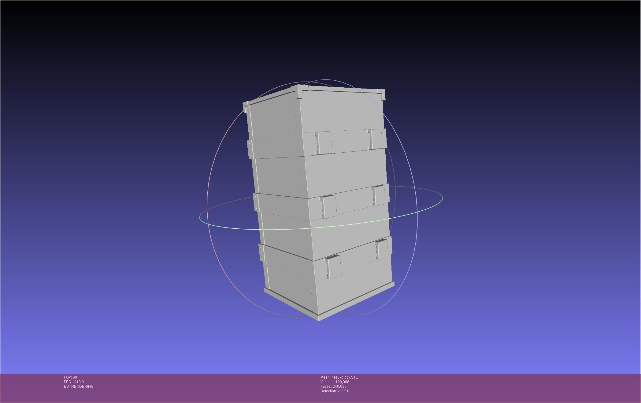 Demon Slayer Nezuko Box 3D print model_8