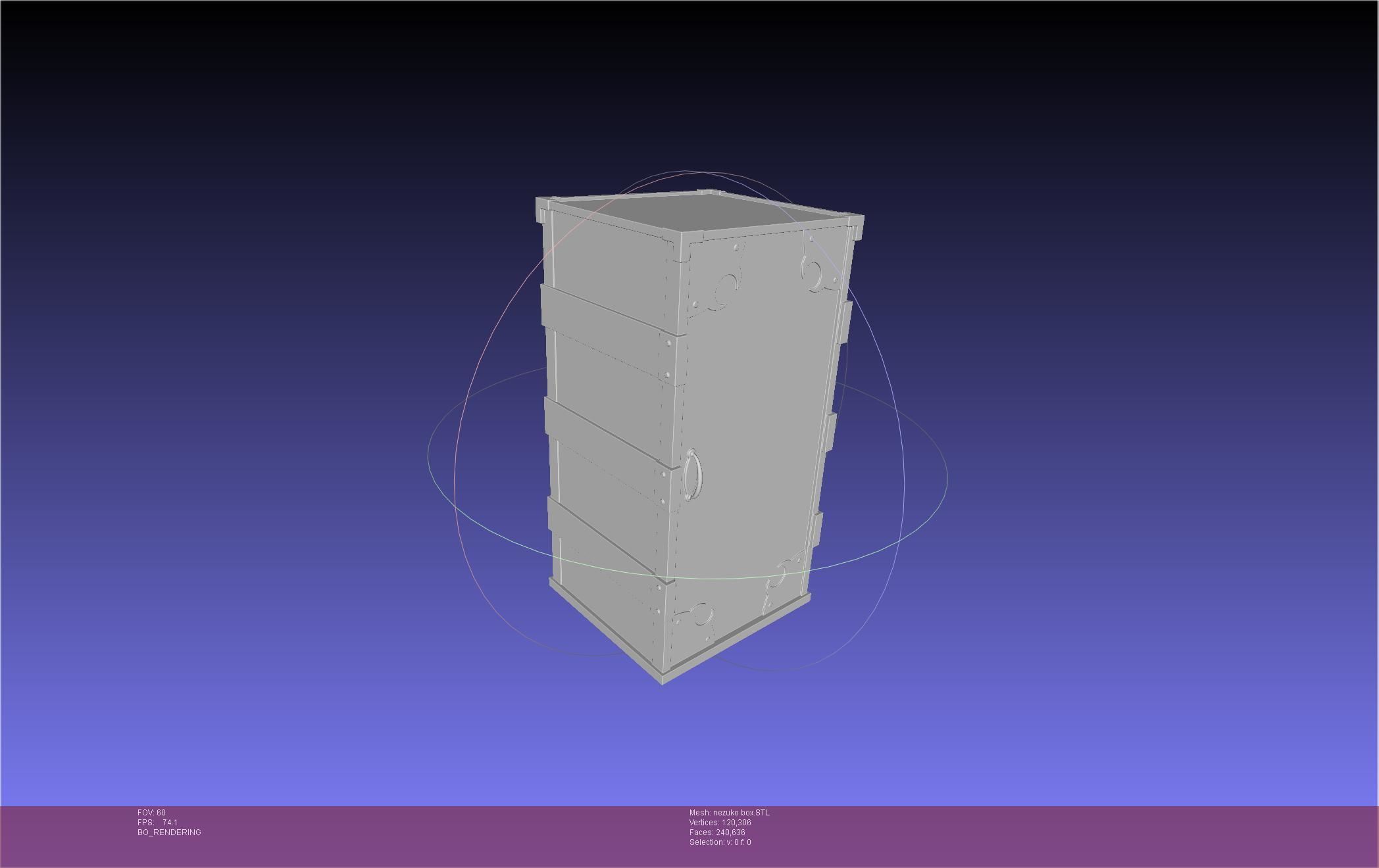 Demon Slayer Nezuko Box 3D print model_2