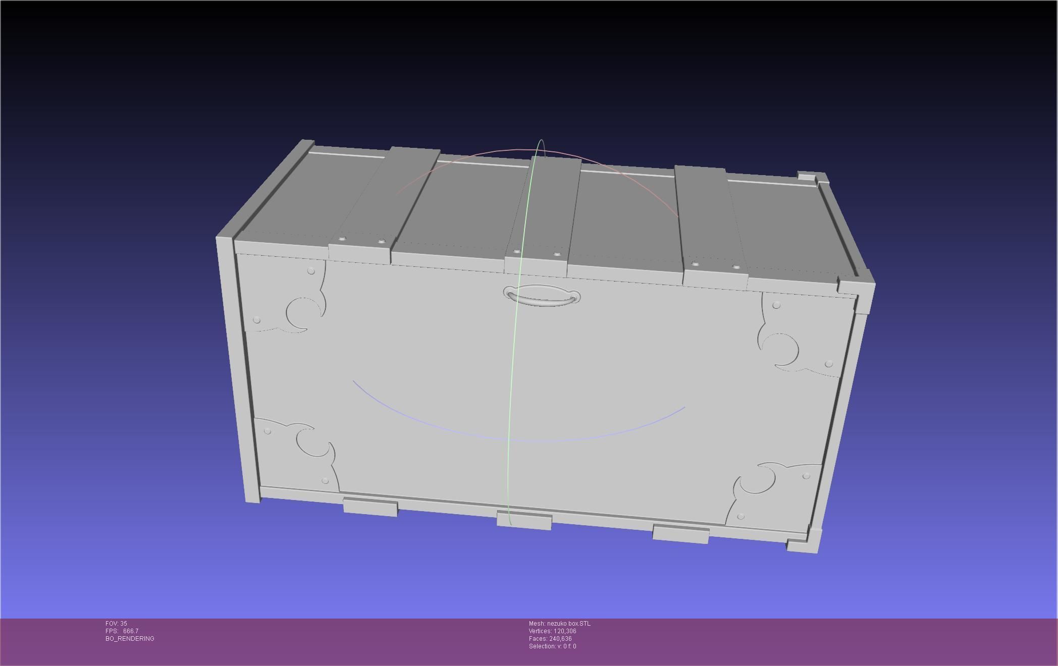 Demon Slayer Nezuko Box 3D print model_42