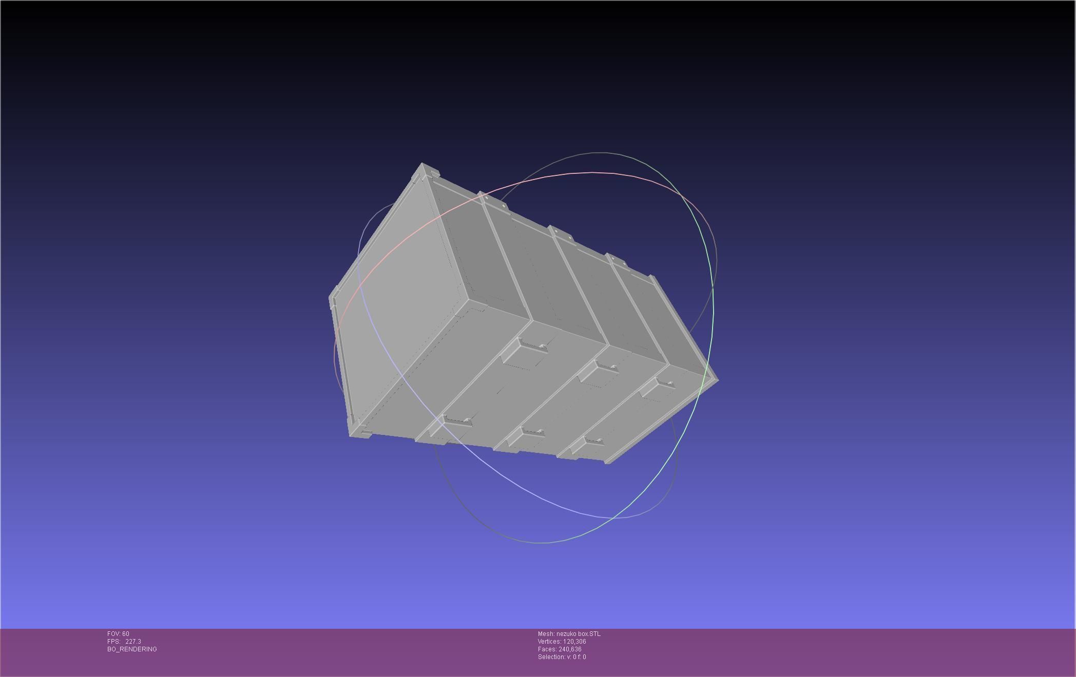 Demon Slayer Nezuko Box 3D print model_15