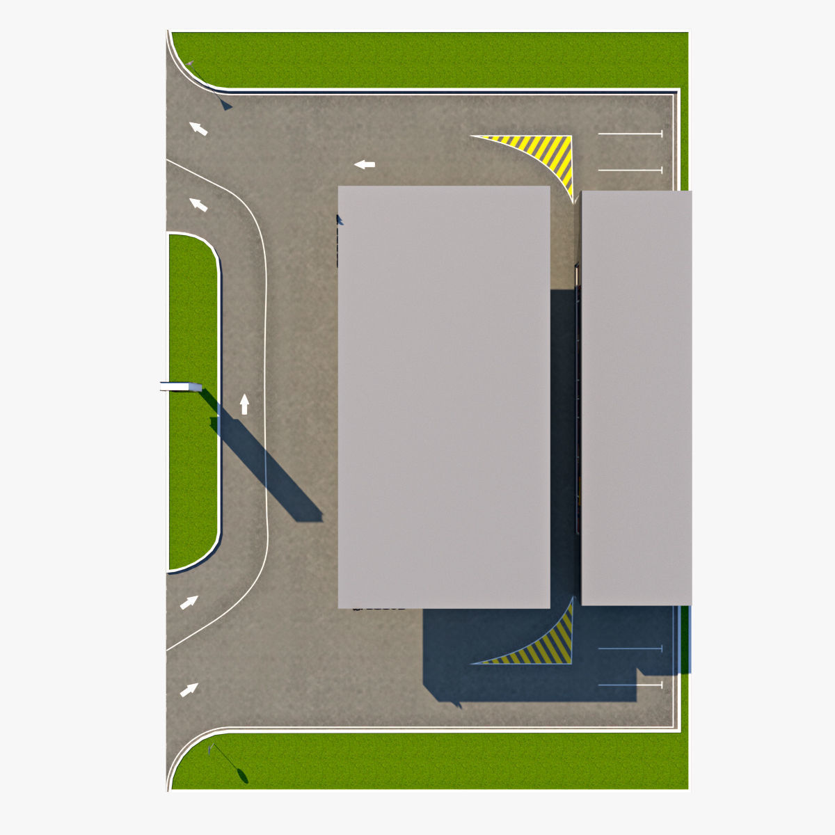 Socar station 3D model_4