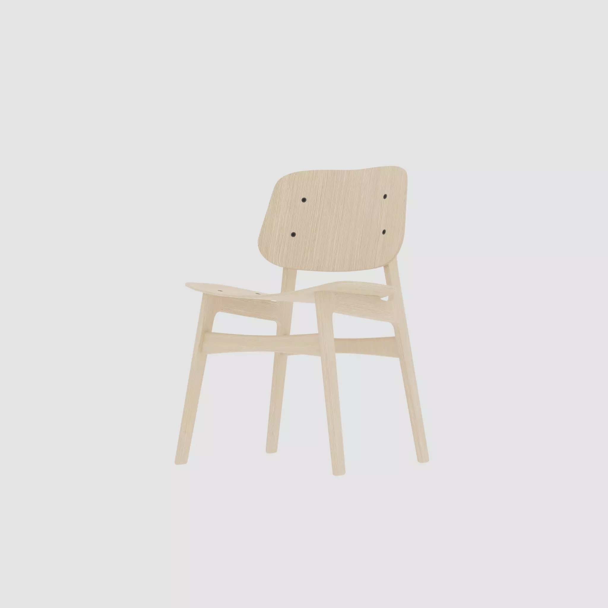 SoborgChair wooden chair Free low-poly 3D model_0