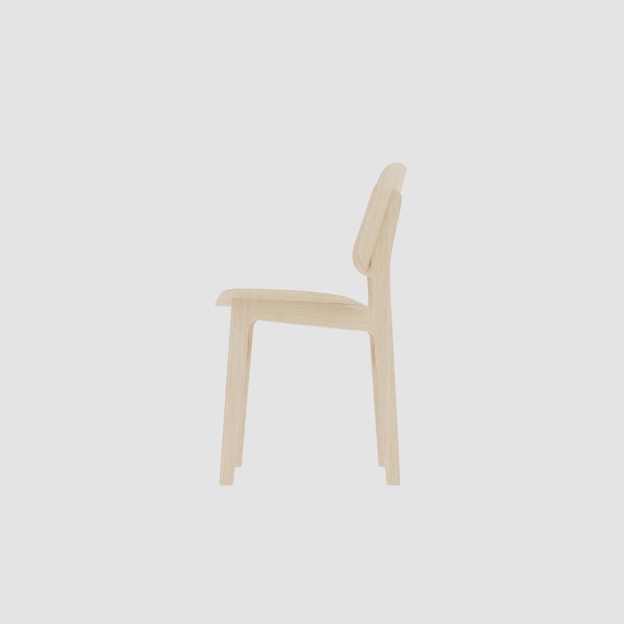 SoborgChair wooden chair Free low-poly 3D model_2