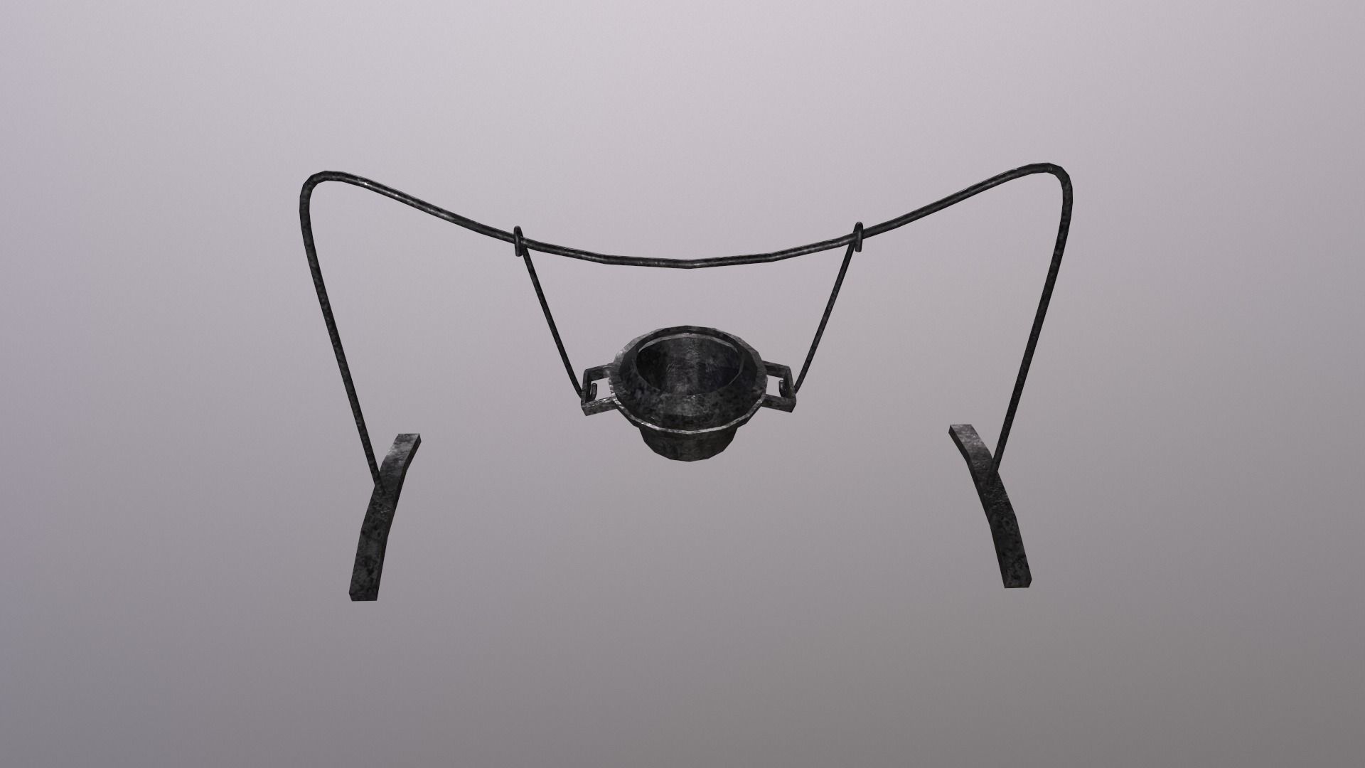 Medieval Pot Game Ready Low Poly 3D Model  Low-poly 3D model_1