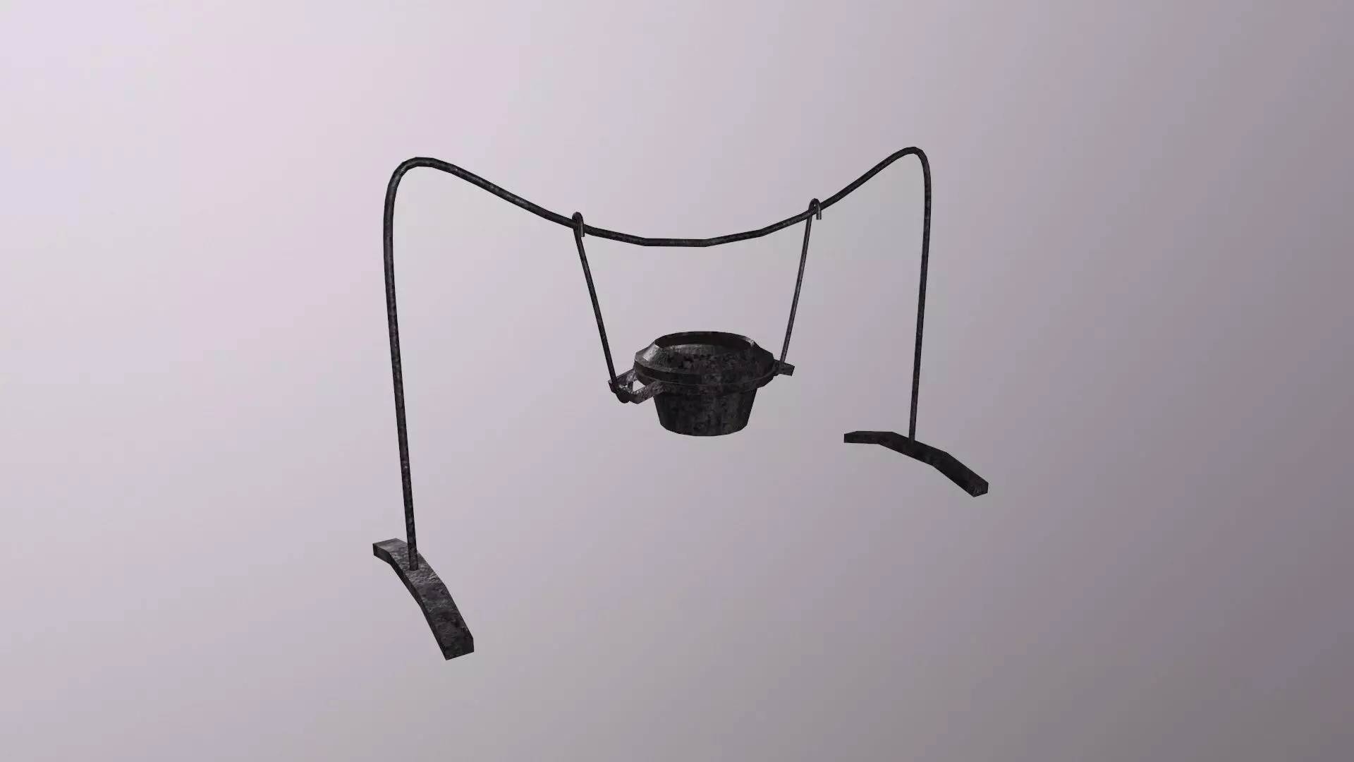 Medieval Pot Game Ready Low Poly 3D Model  Low-poly 3D model_0