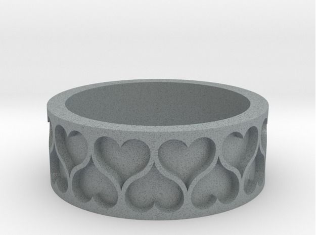 Heart Ring 3D print model_2