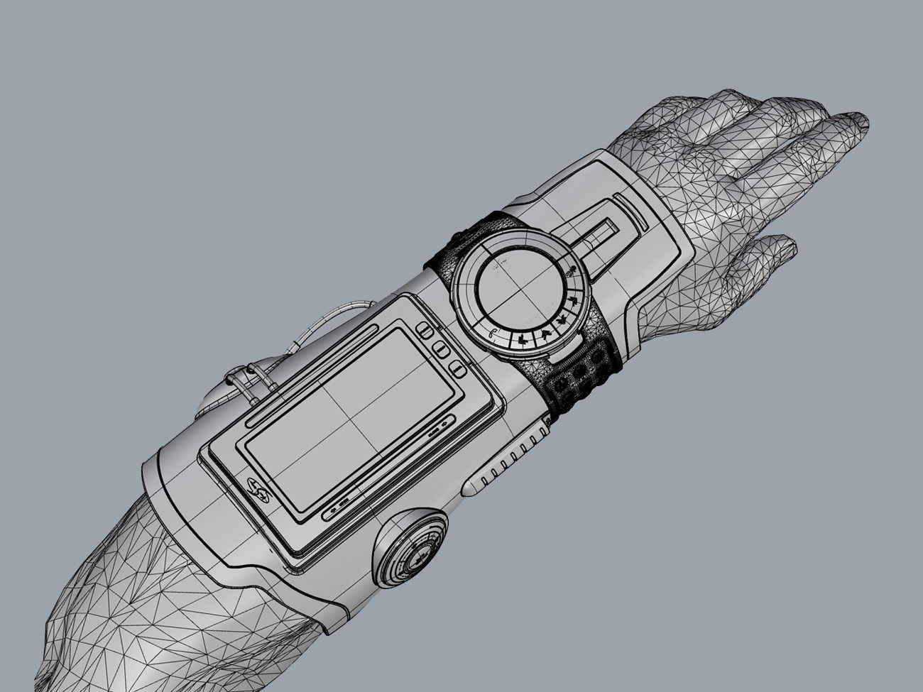 Personal IT Device Concept 3D Modeling 3D print model_4