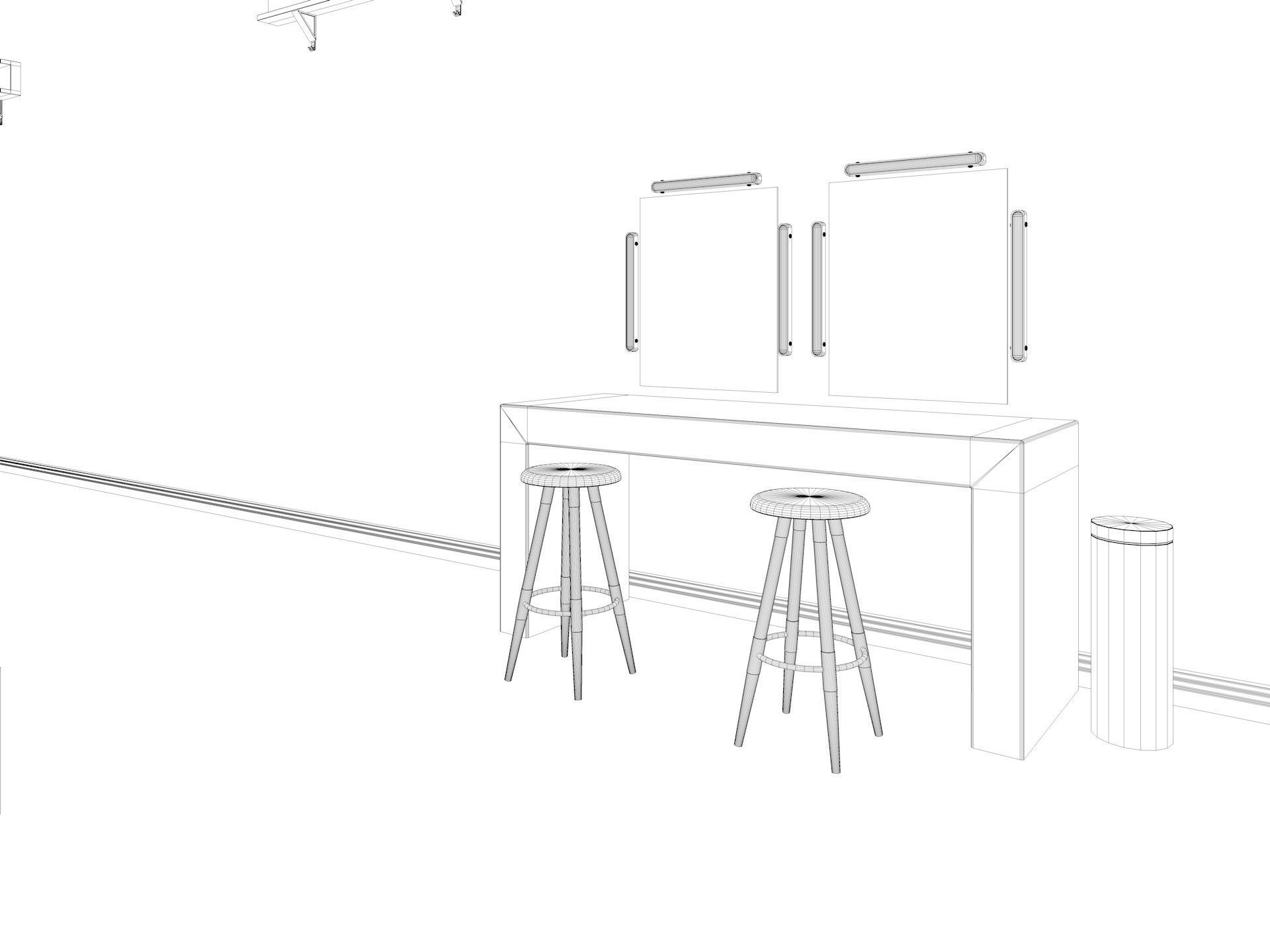 Loft Photo Studio Scene 3D model_16