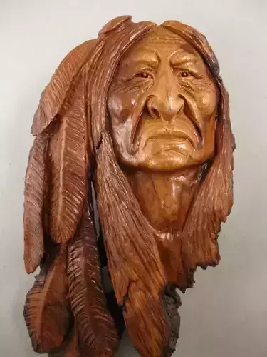 American Indian cnc machine carving