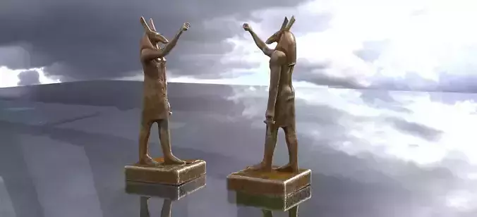 Statue of Set Egyptian god