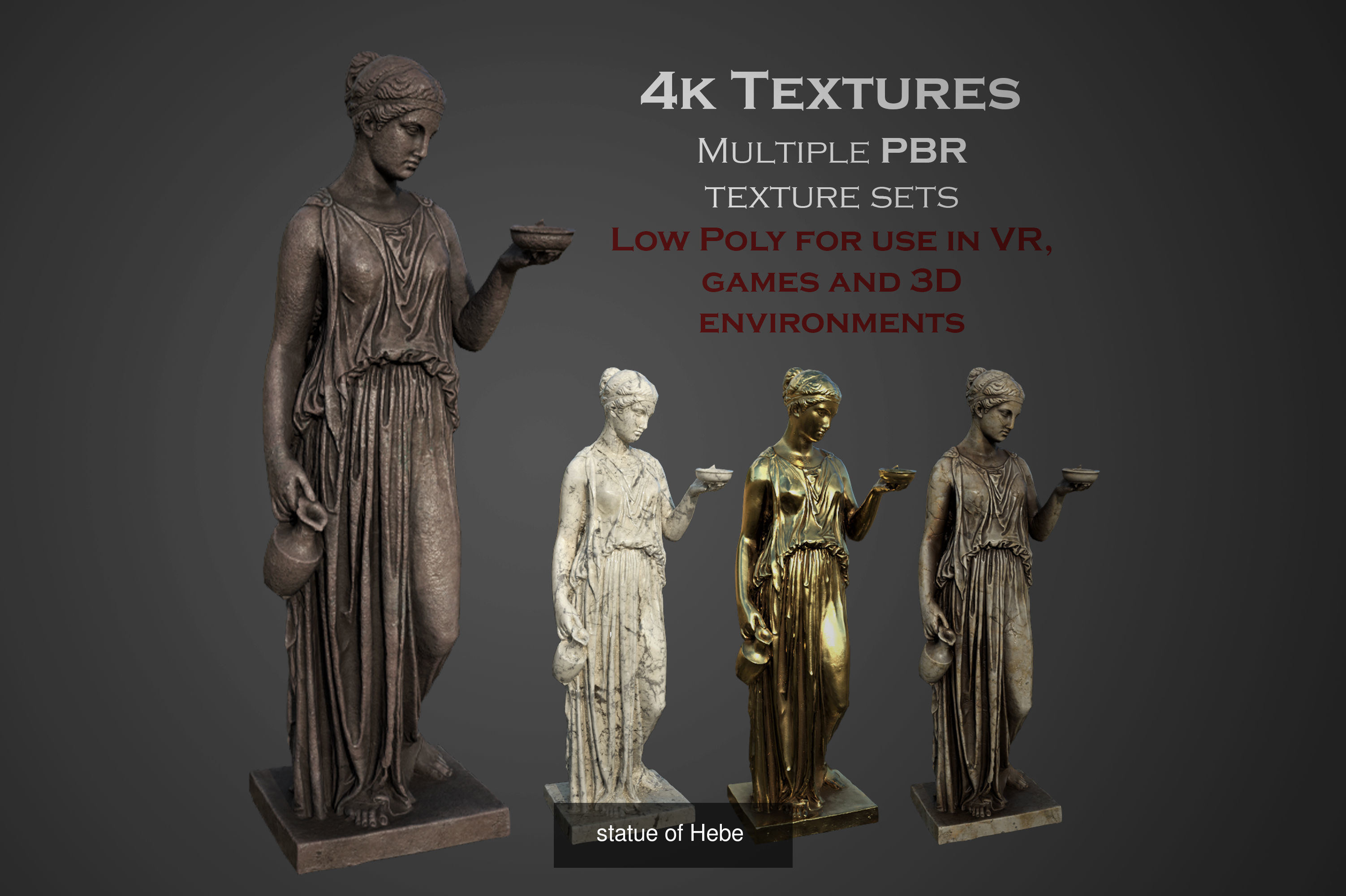 ancient statues and busts variety collection 2 - 50 models  _3
