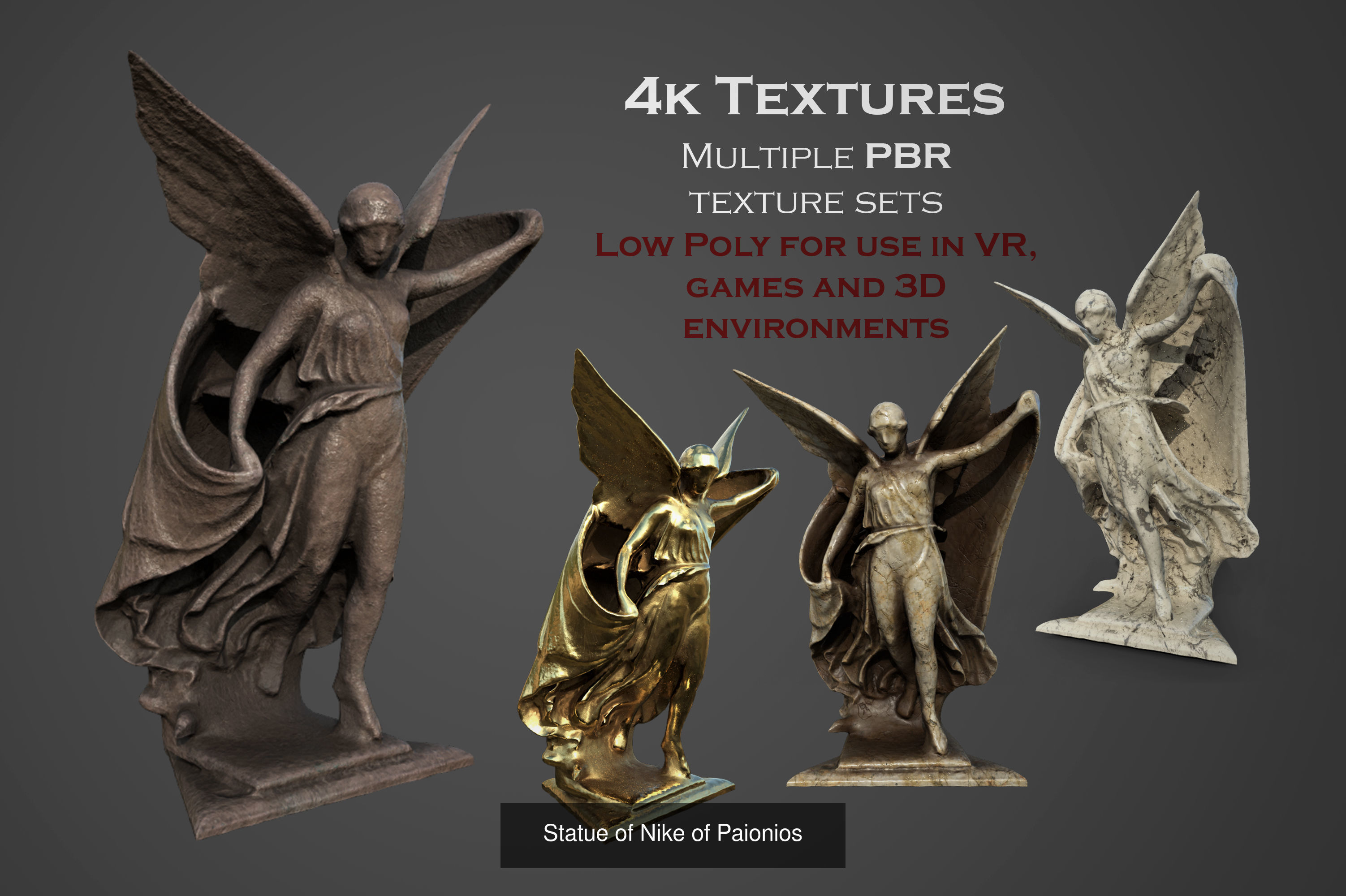 ancient statues and busts variety collection 2 - 50 models  _49