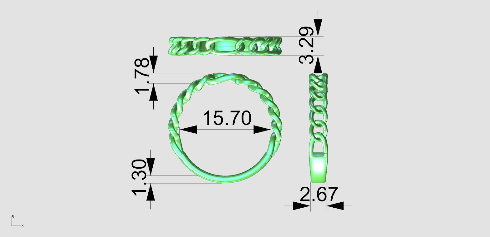 CHAIN RING MY031 3D print model_7