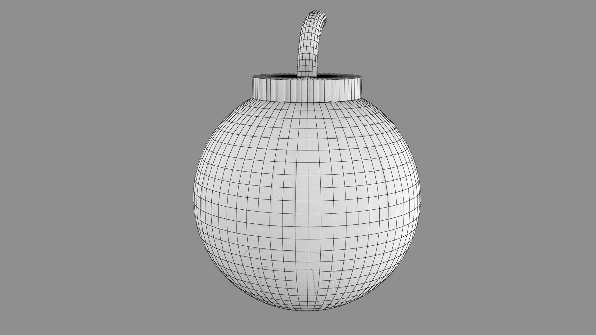 Toy Bomb Low-poly 3D model_27
