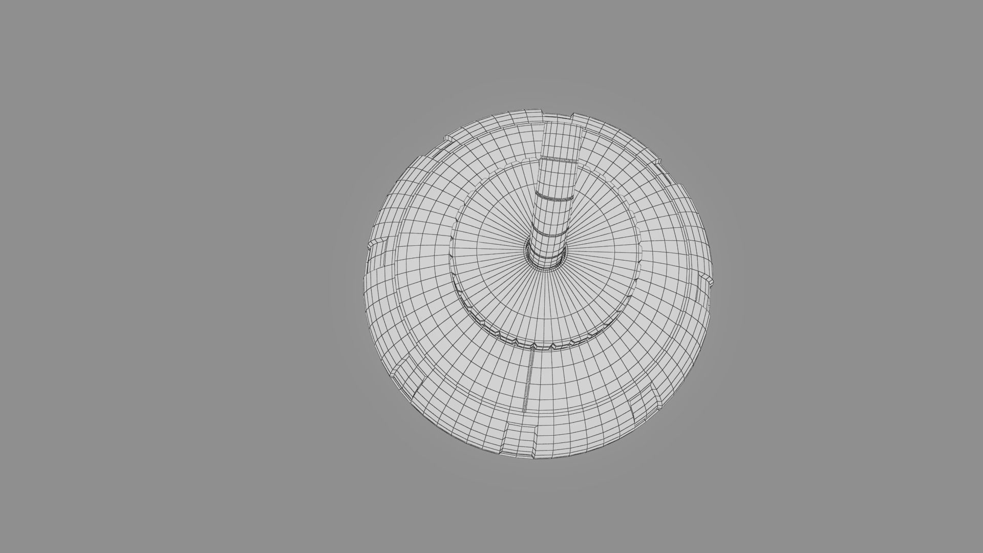 Toy Bomb Low-poly 3D model_25