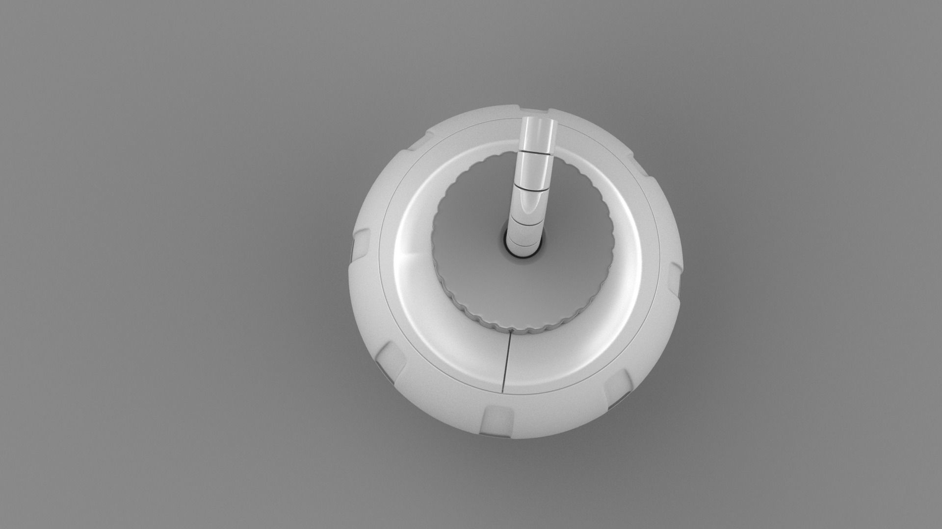 Toy Bomb Low-poly 3D model_8