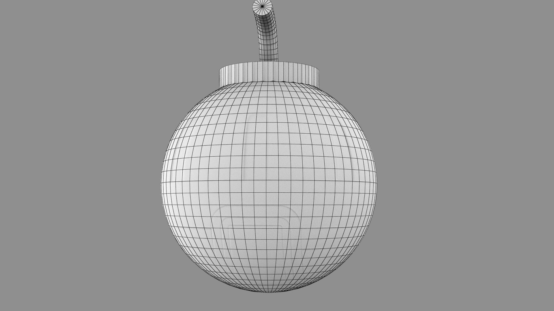 Toy Bomb Low-poly 3D model_29