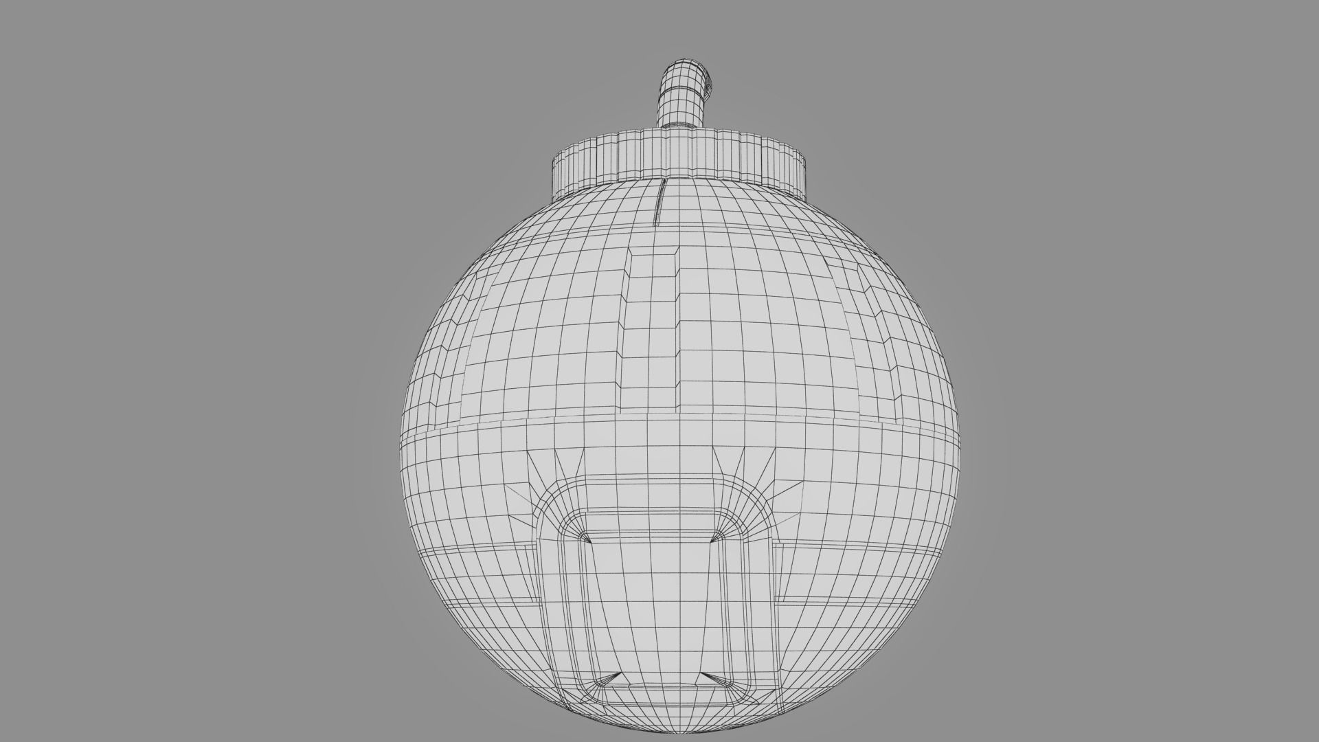 Toy Bomb Low-poly 3D model_20