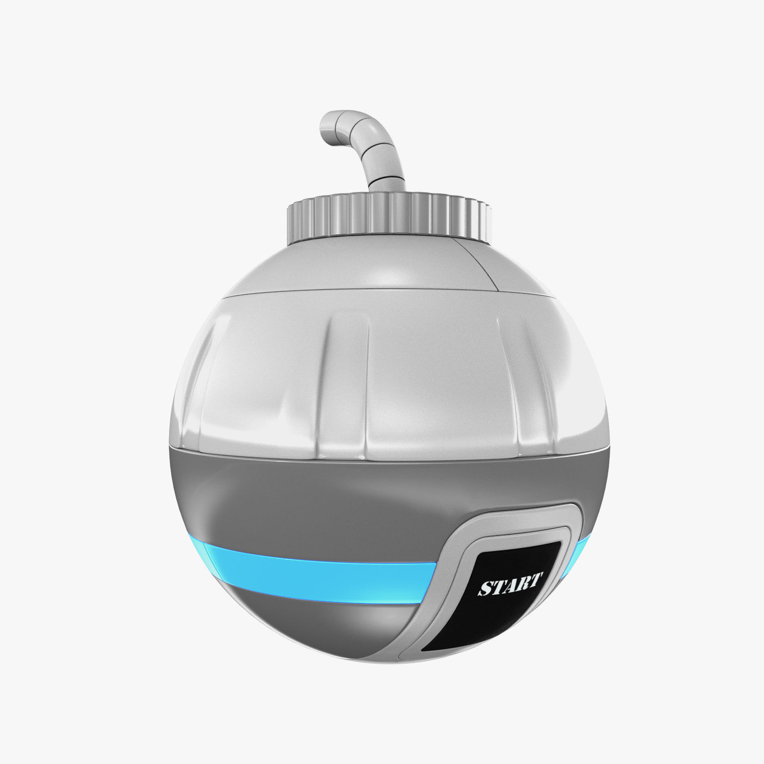 Toy Bomb Low-poly 3D model_1