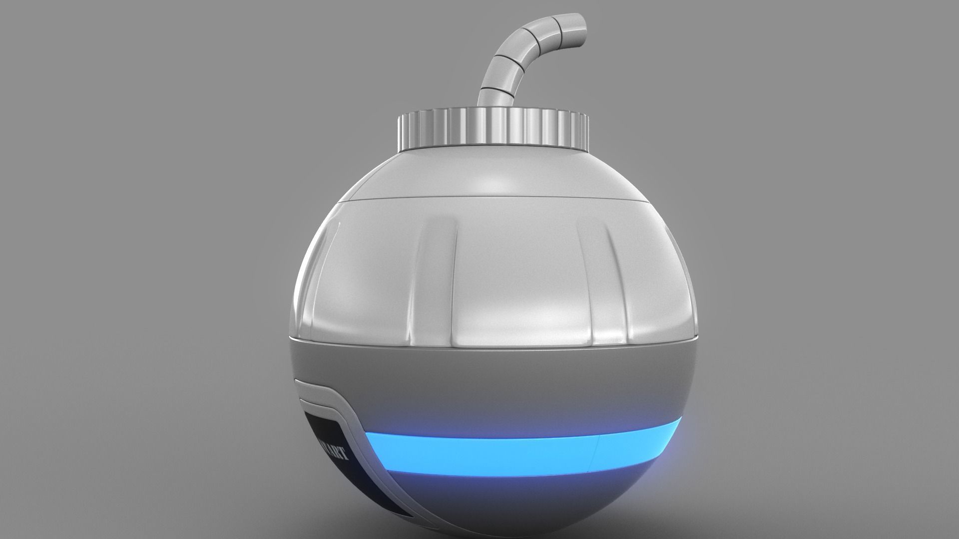Toy Bomb Low-poly 3D model_4