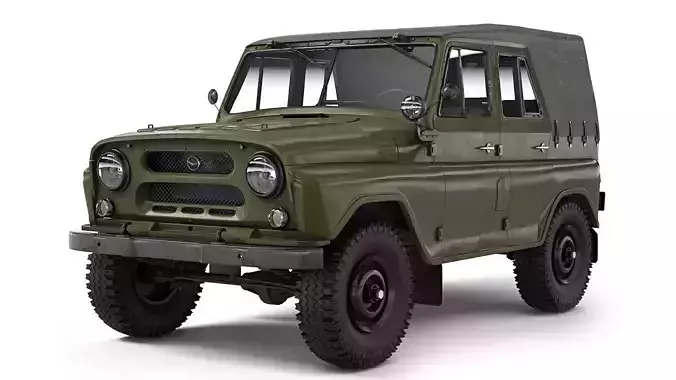 UAZ 469 1970 3D model