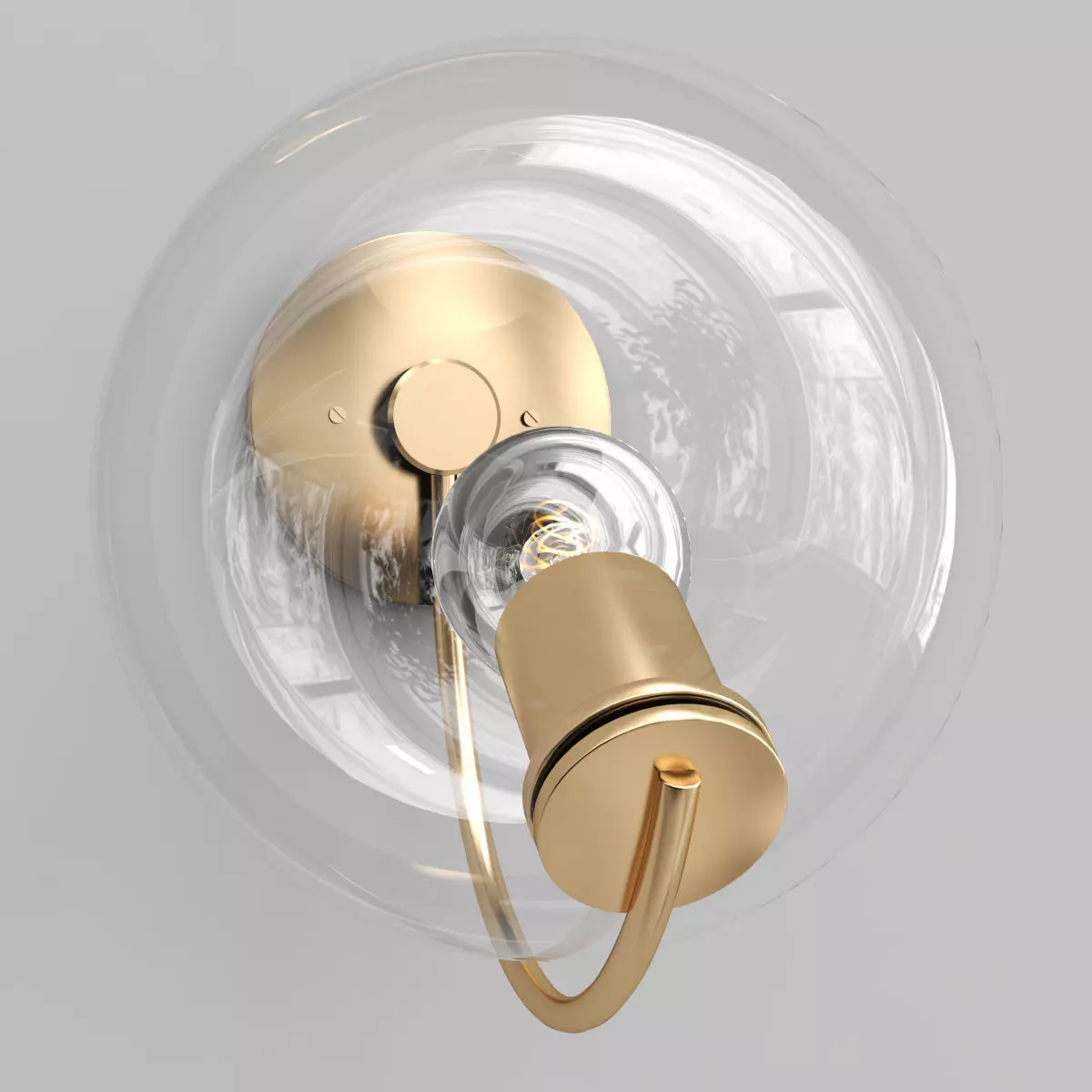 Fiddlehead Sconce 3D model