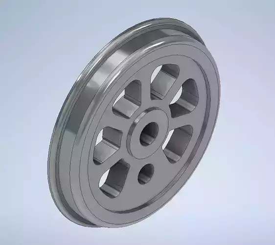 Live Steam Locomotive Kit Model - Fly Wheel Front and Rear