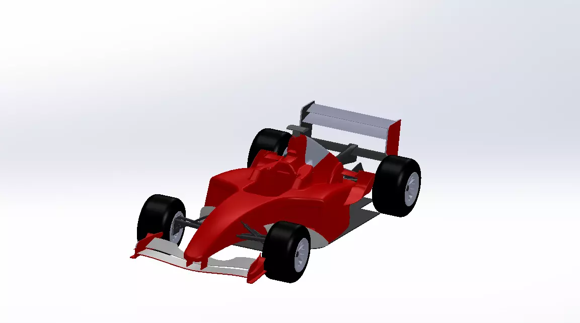 F1 racing car 3D model