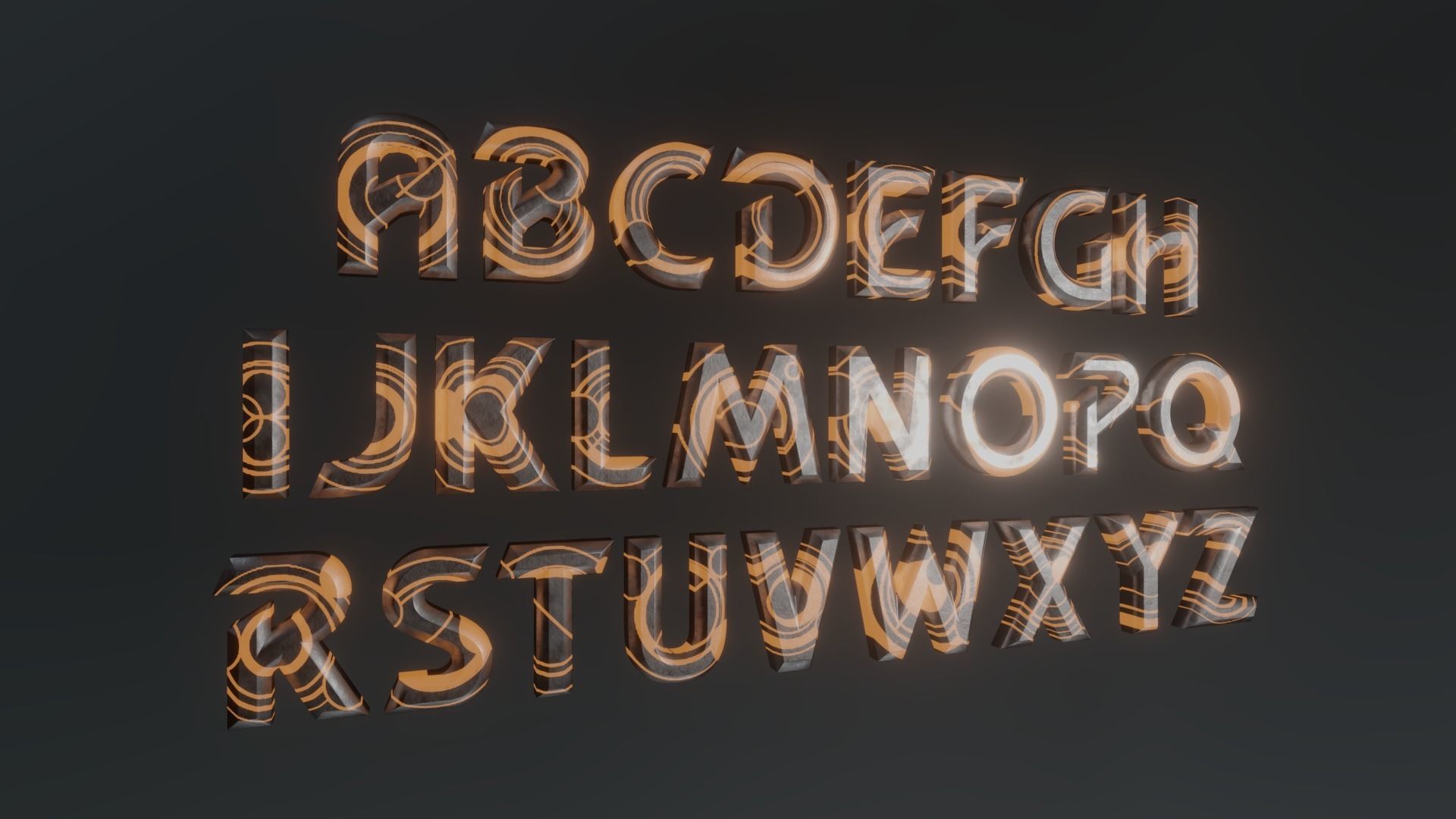 DOCTOR WHO - TIME LORD TEXT - Rogue Film Productions Low-poly 3D model_8