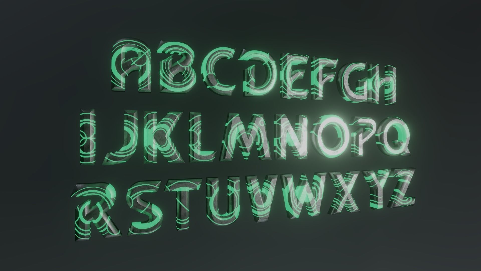 DOCTOR WHO - TIME LORD TEXT - Rogue Film Productions Low-poly 3D model_5