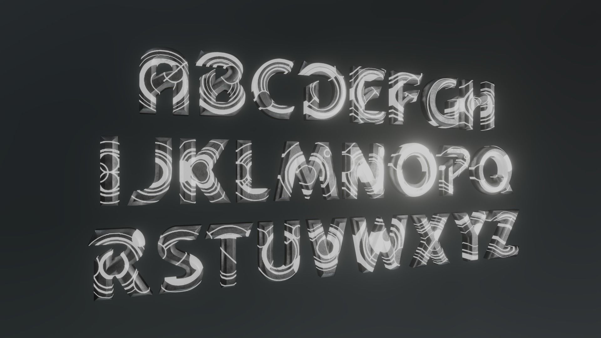 DOCTOR WHO - TIME LORD TEXT - Rogue Film Productions Low-poly 3D model_15