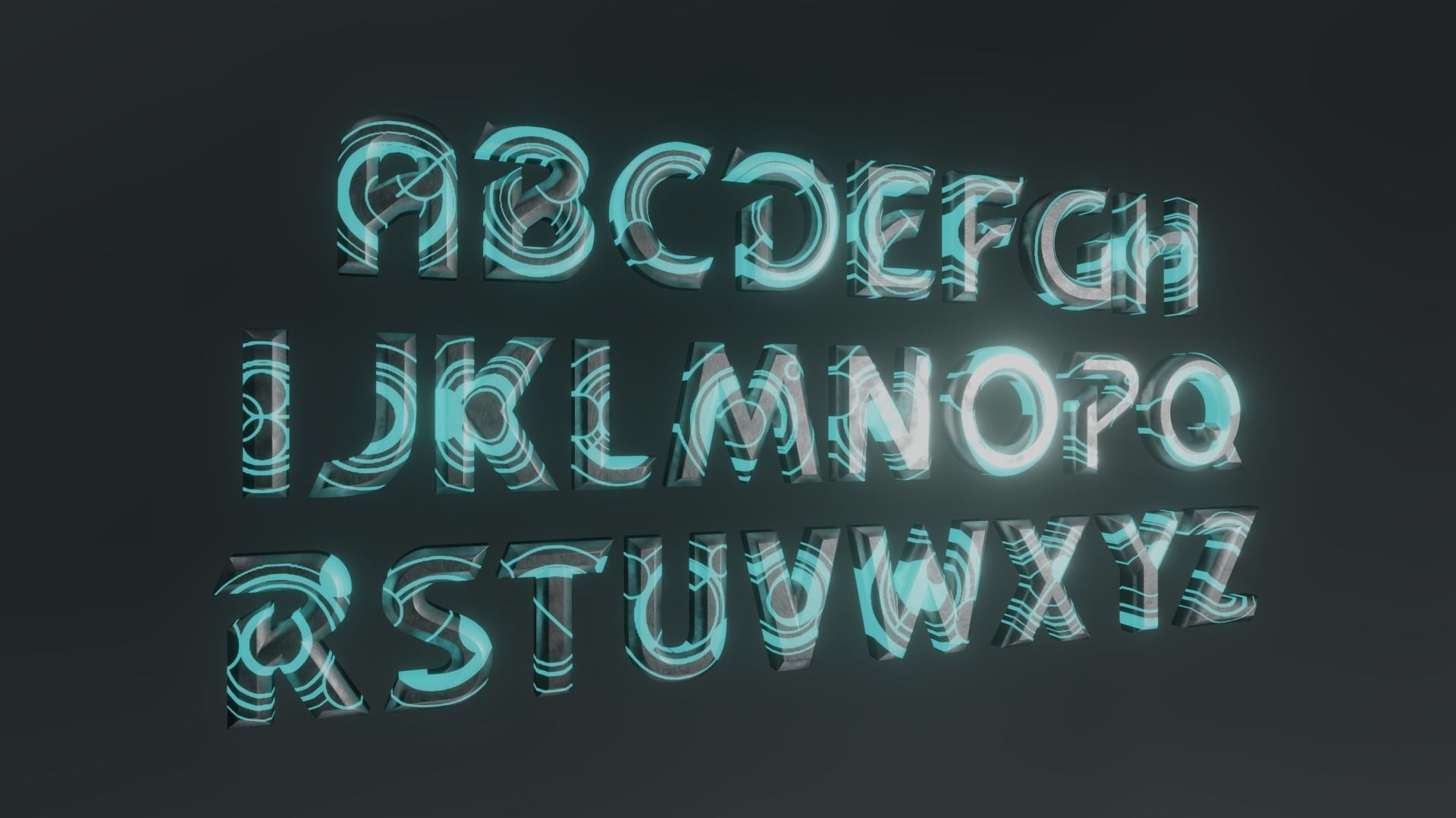DOCTOR WHO - TIME LORD TEXT - Rogue Film Productions Low-poly 3D model_4