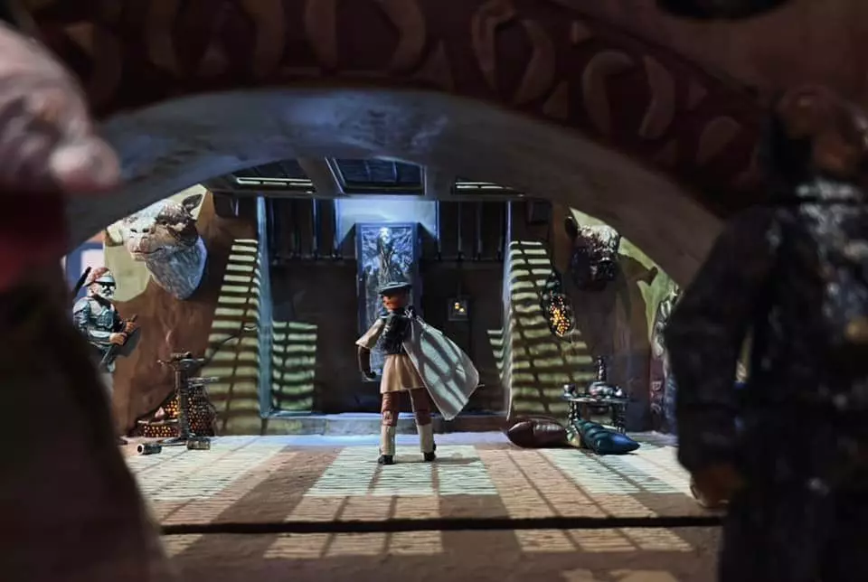 Jabbas Throne Room - Trophy Area - Complete set 1-6 scale 3D Model Collection_16