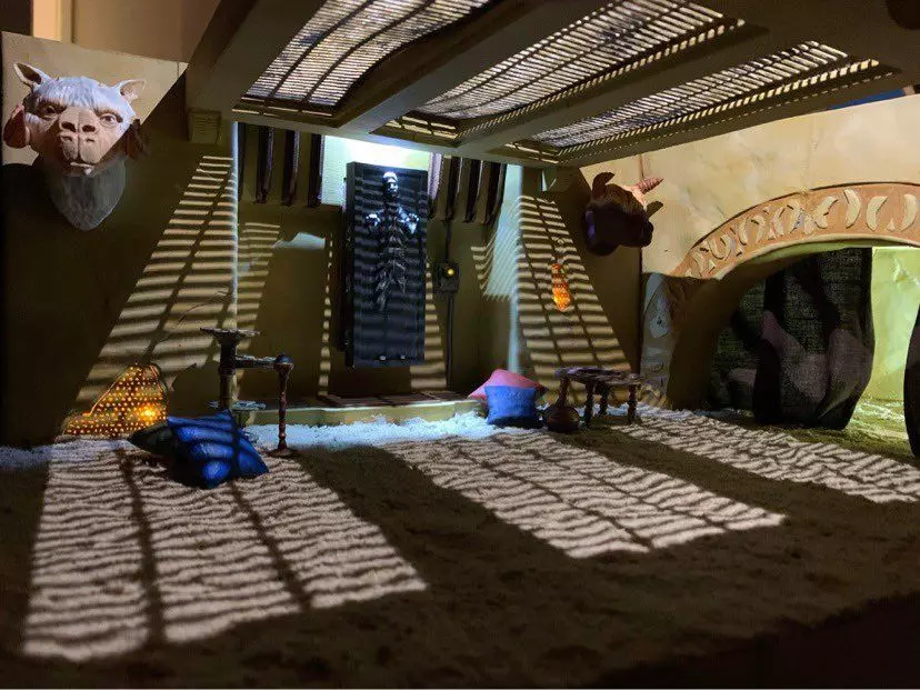 Jabbas Throne Room - Trophy Area - Complete set 1-18 scale 3D Model Collection_23