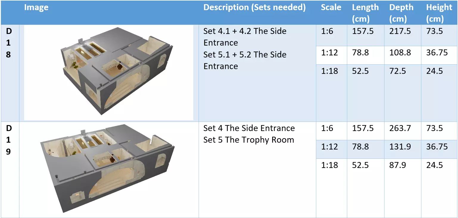 Jabbas Throne Room - Trophy Area - Complete set 1-18 scale 3D Model Collection_14