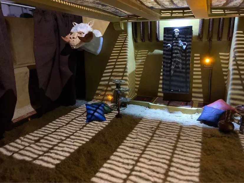 Jabbas Throne Room - Trophy Area - Complete set 1-18 scale 3D Model Collection_16