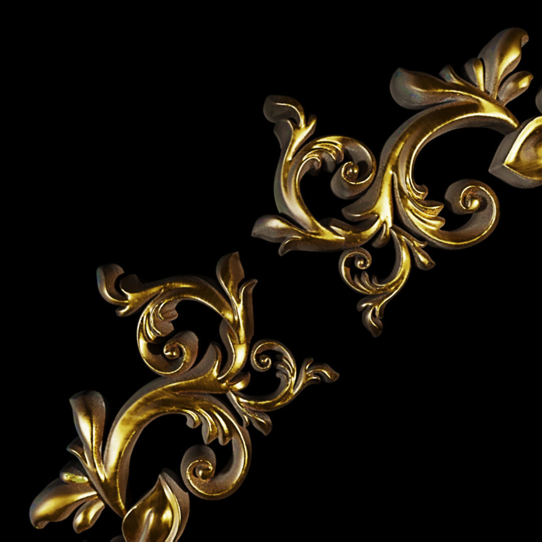 Ornament Carving Vol 02 3D model_2