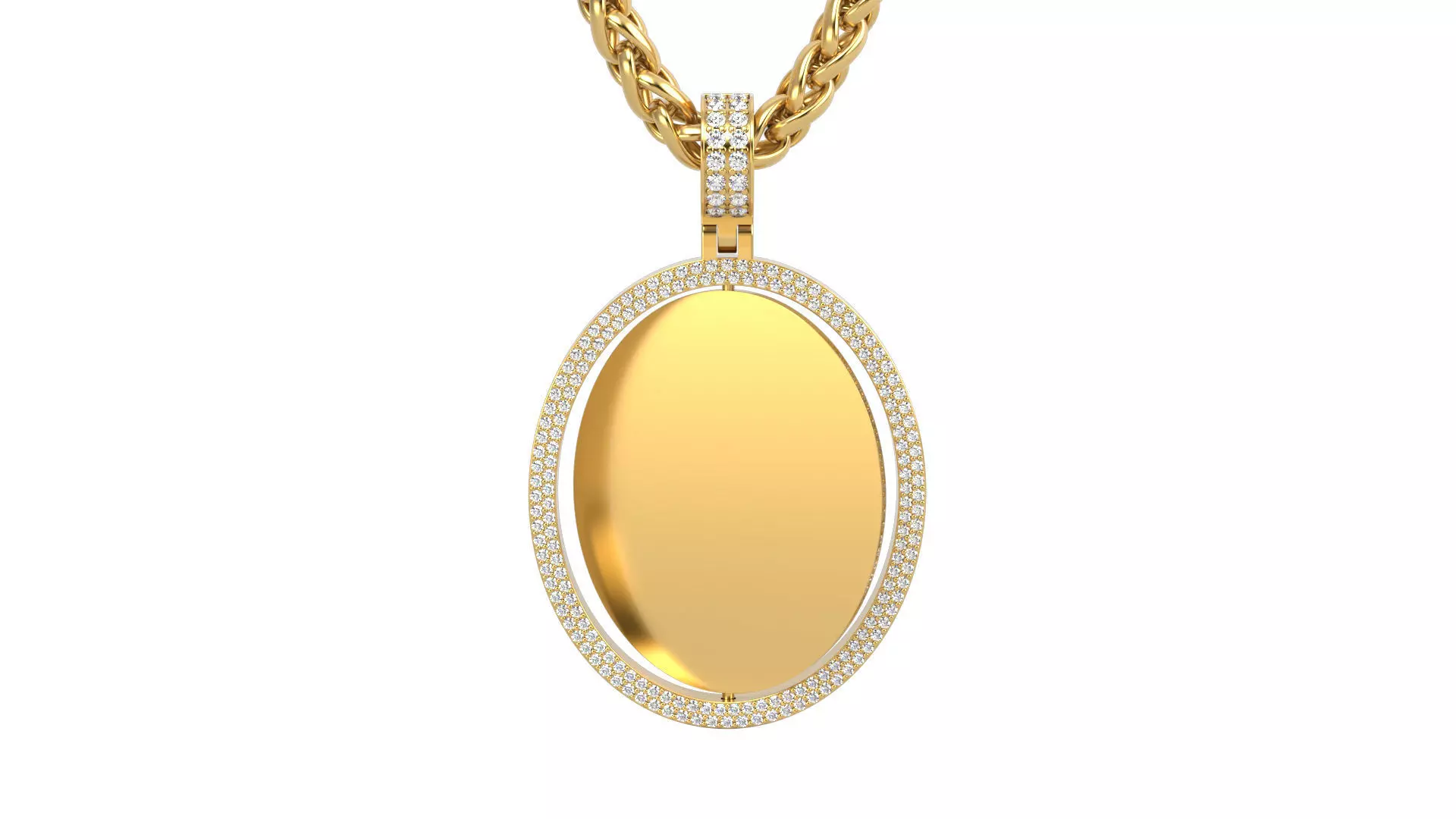 Picture pendant 1-2 inch N 24 3D print model_0