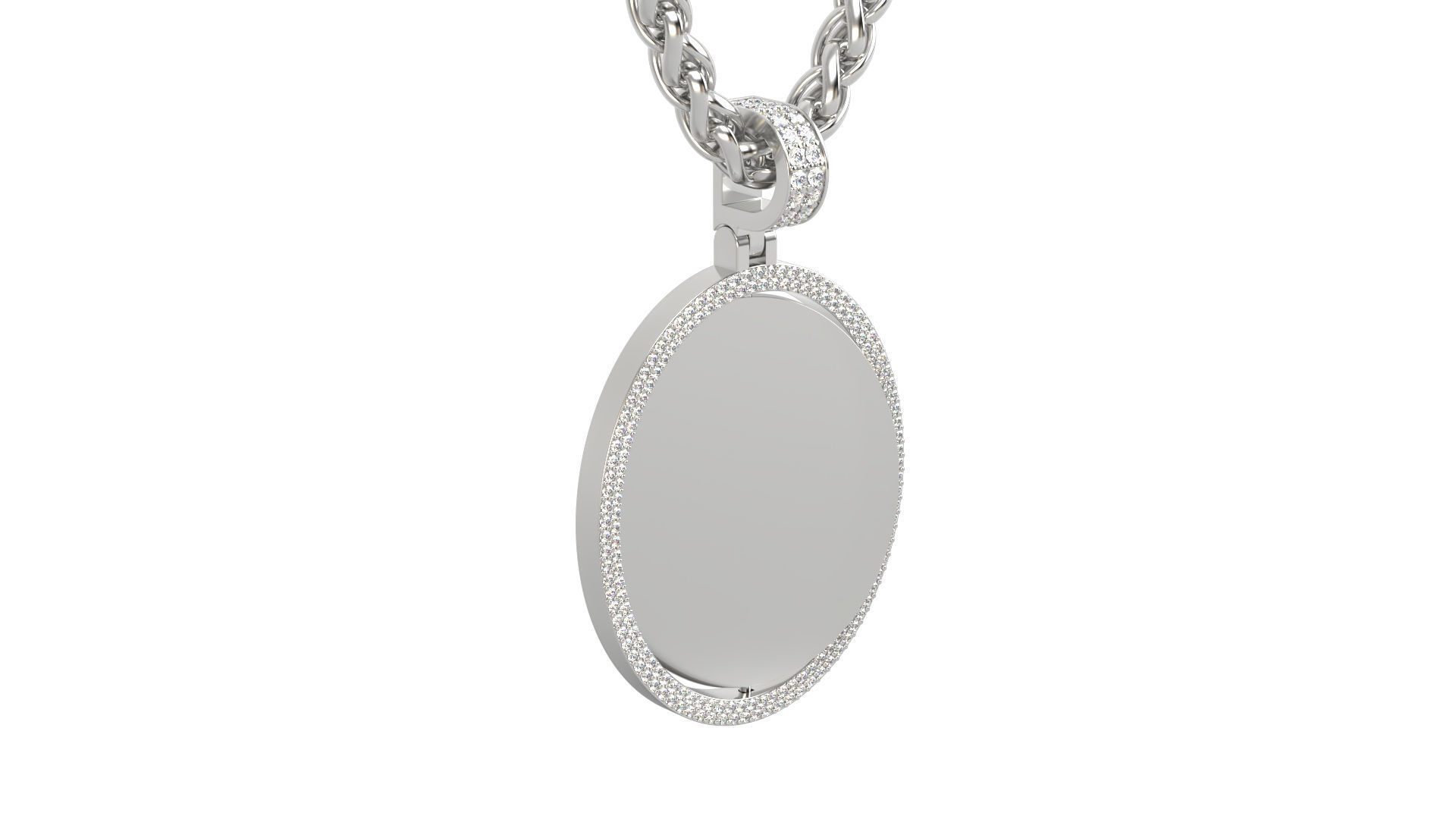 Picture pendant 1-2 inch N 24 3D print model_7