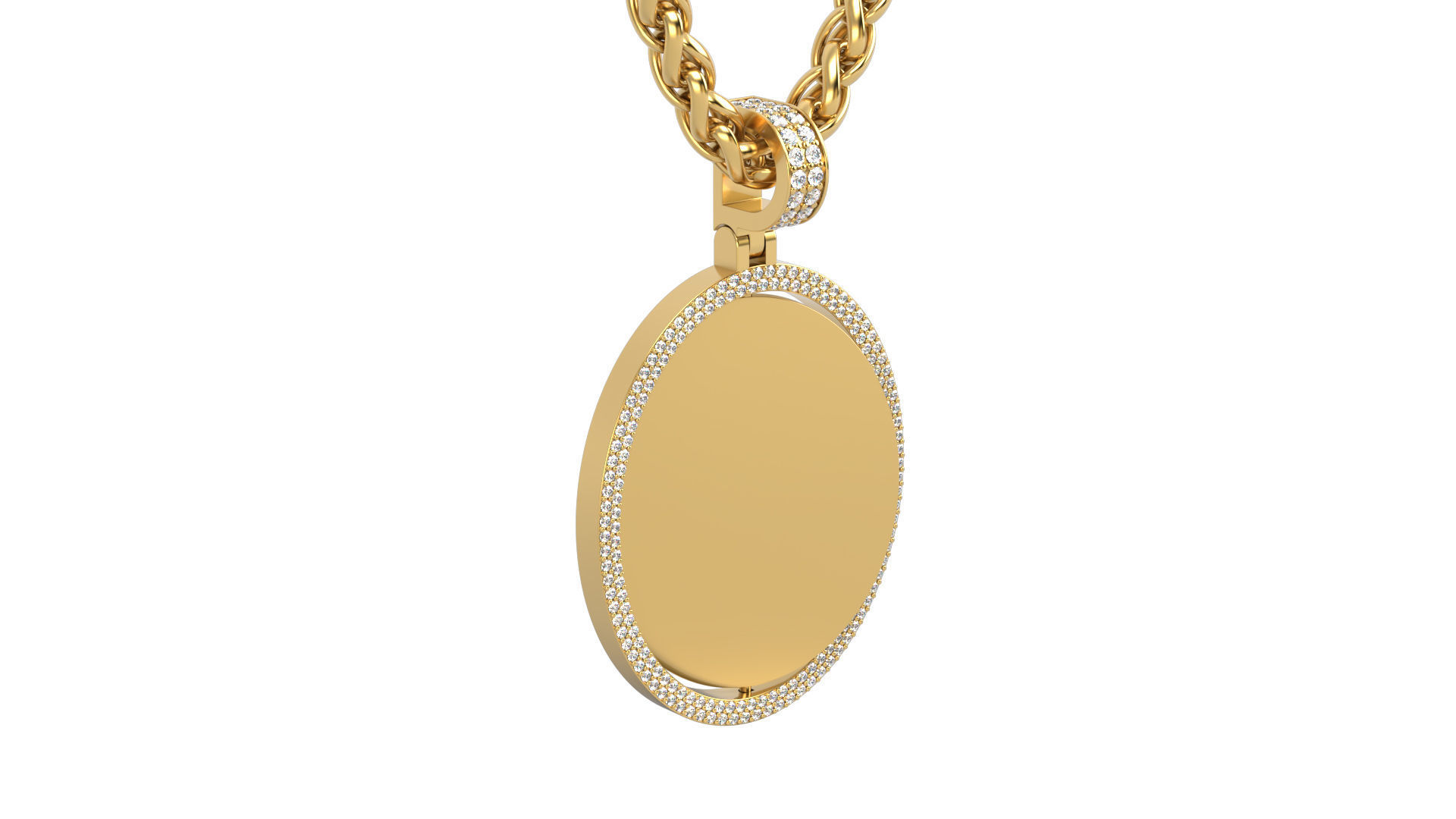 Picture pendant 1-2 inch N 24 3D print model_6