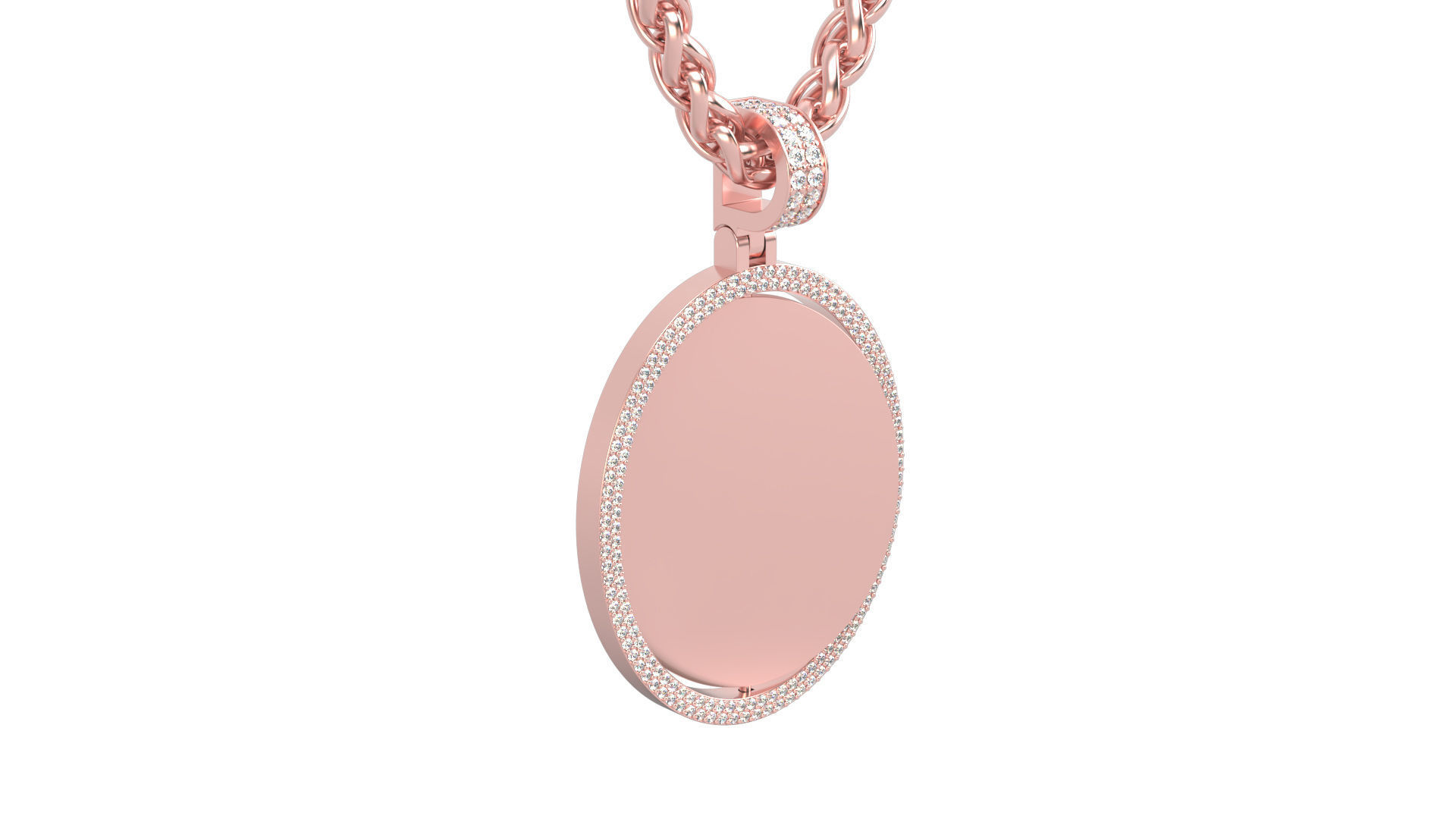 Picture pendant 1-2 inch N 24 3D print model_8