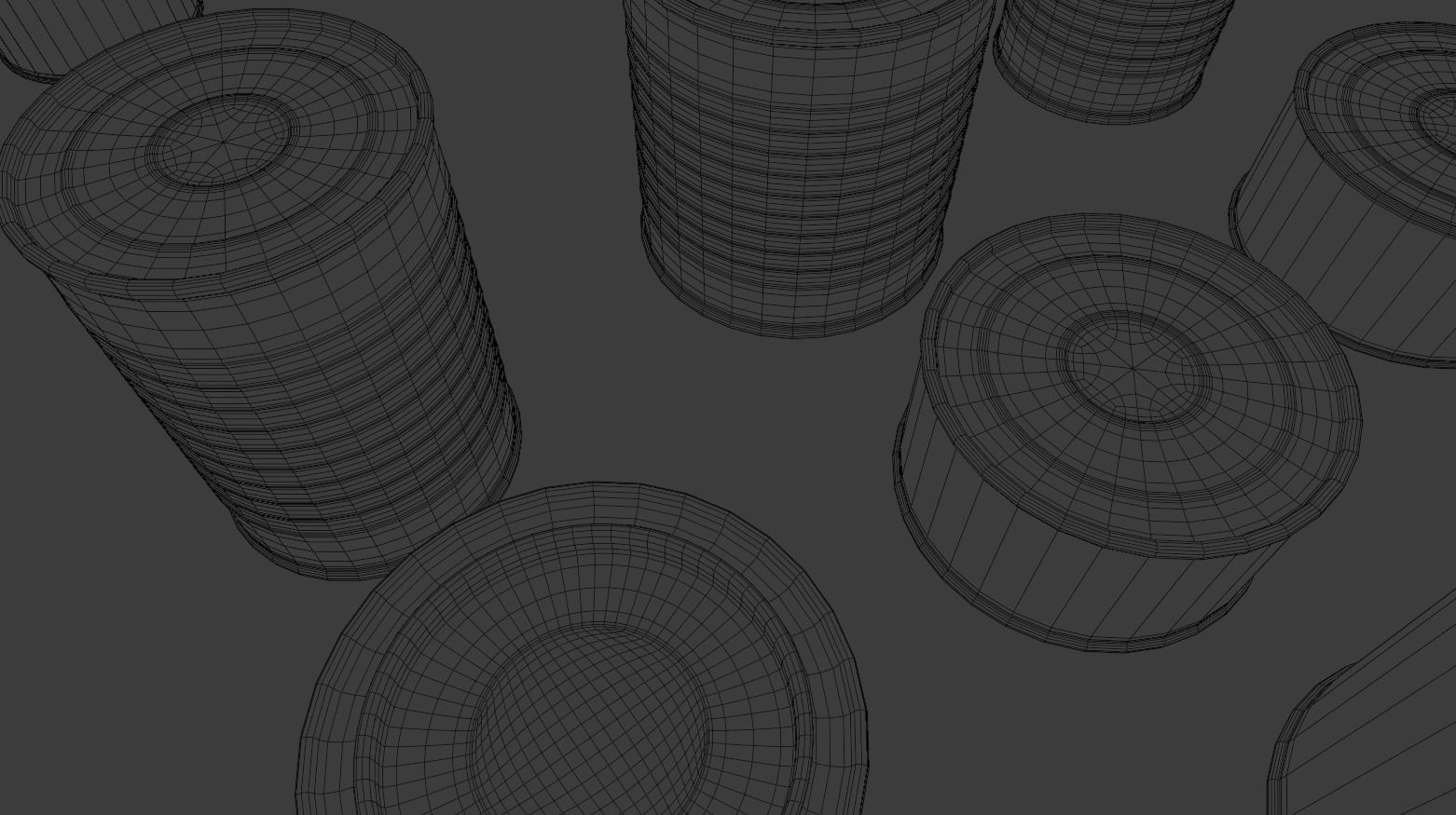 Collection of tin cans - labels can be used 3D model_14