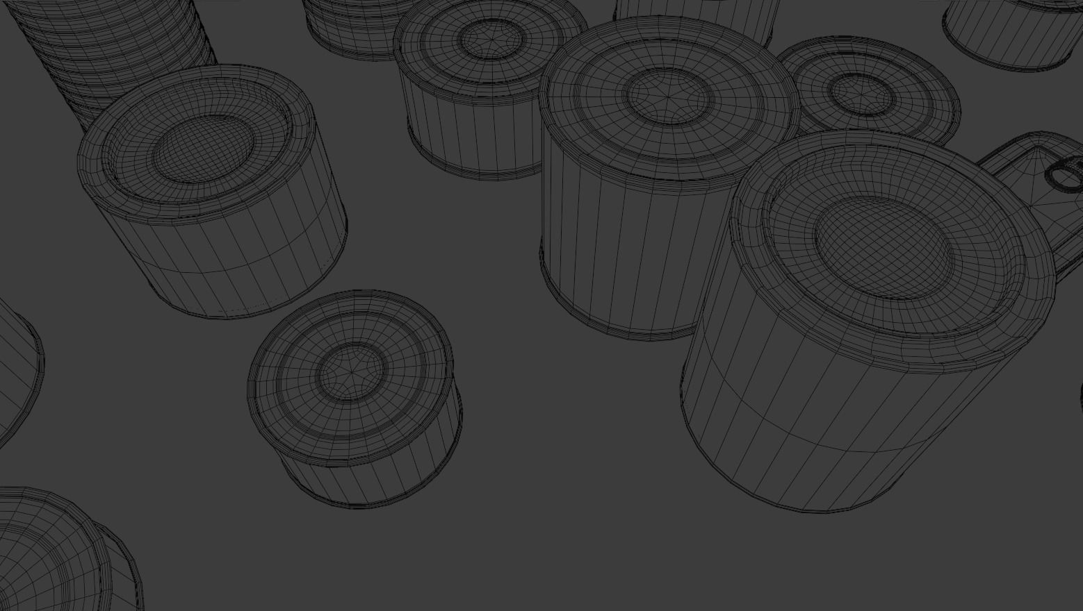 Collection of tin cans - labels can be used 3D model_12