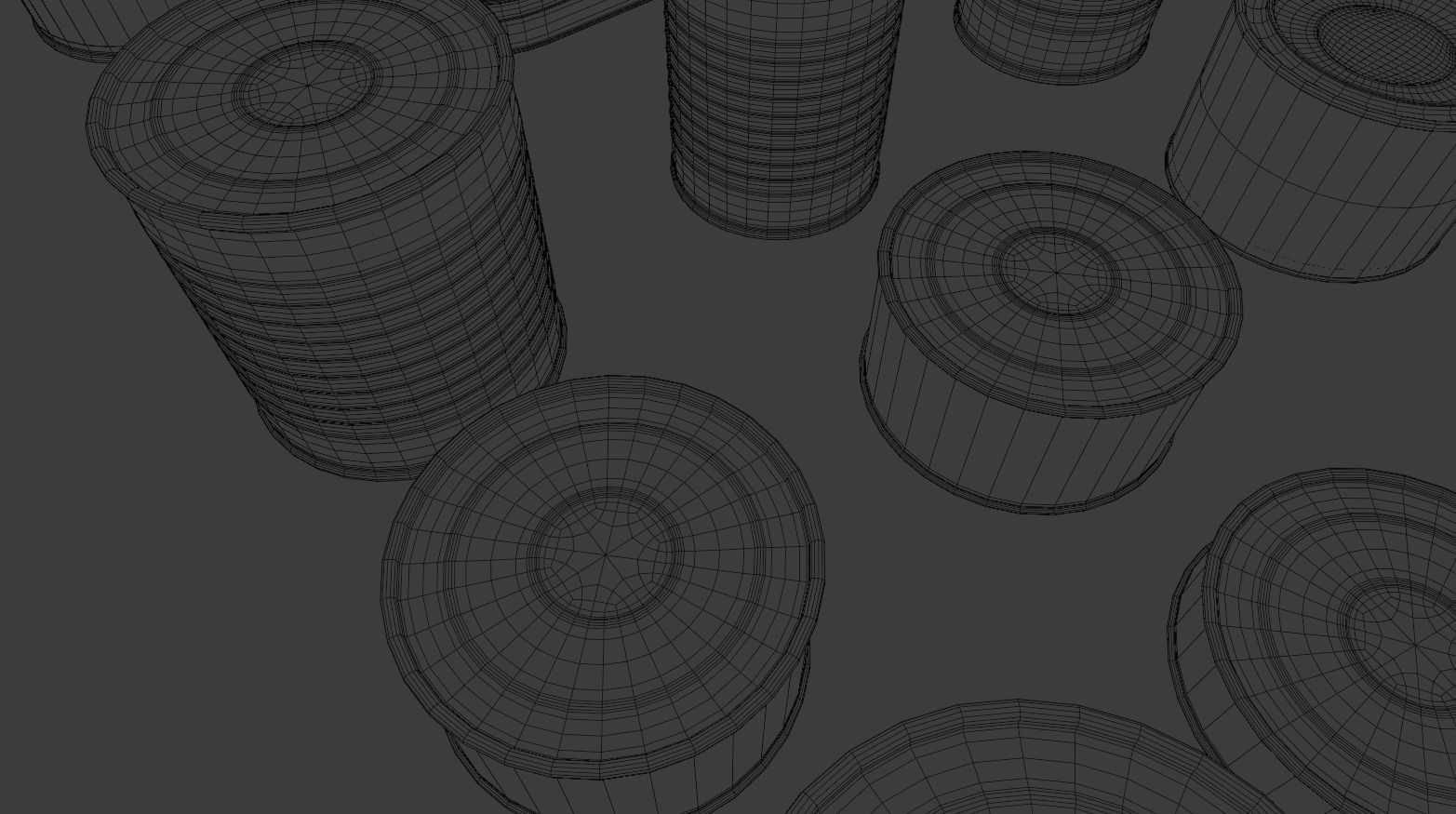 Collection of tin cans - labels can be used 3D model_13