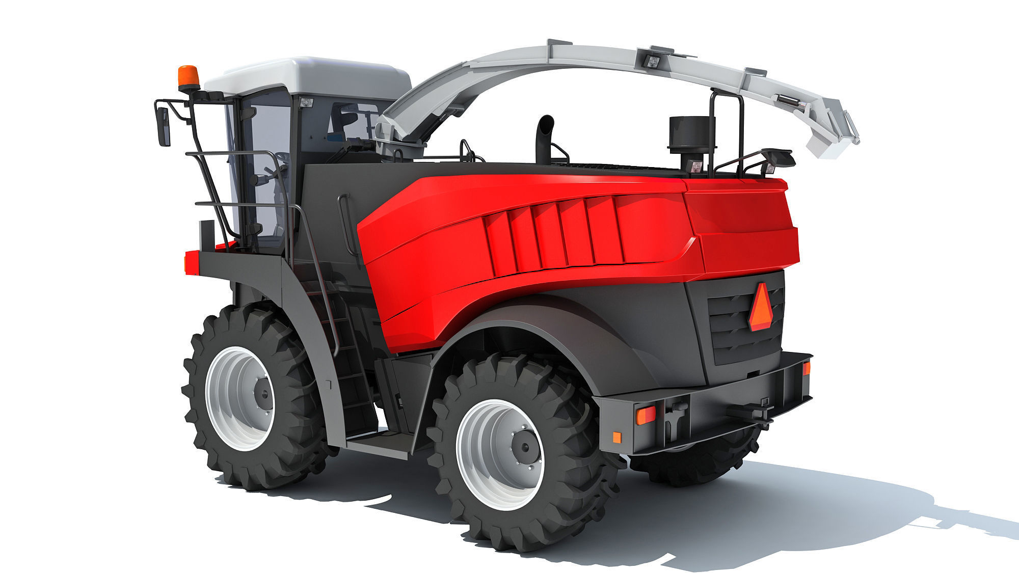 Combine Harvester 3D model_10