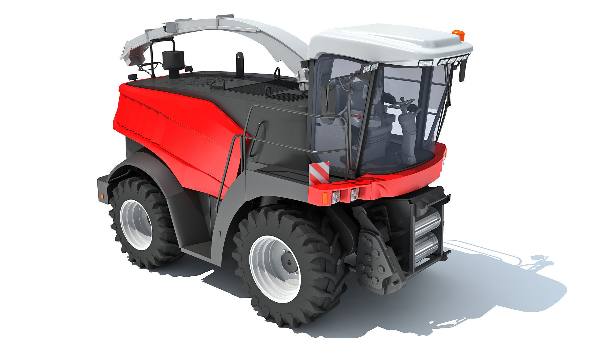 Combine Harvester 3D model_5