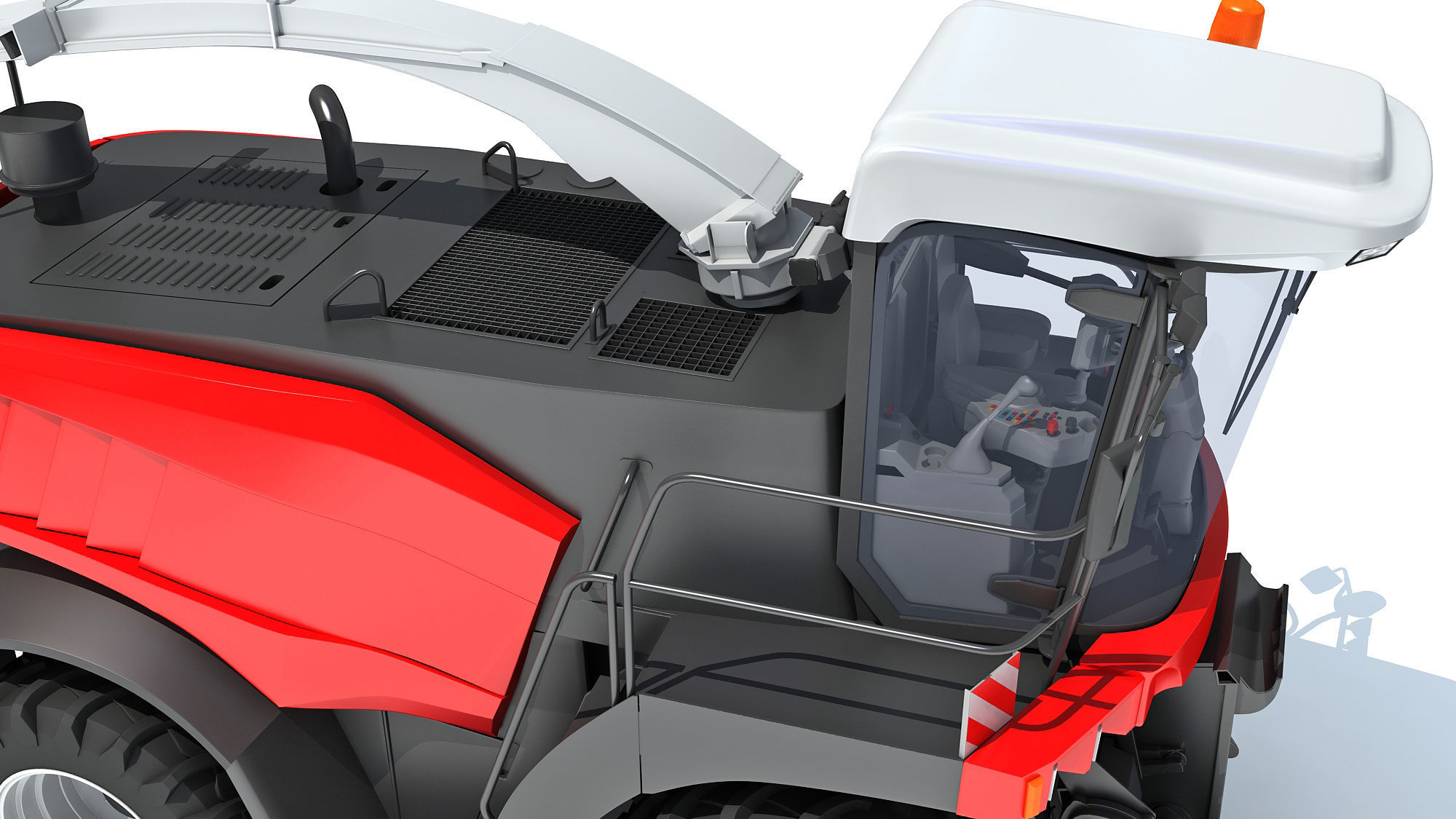 Combine Harvester 3D model_13