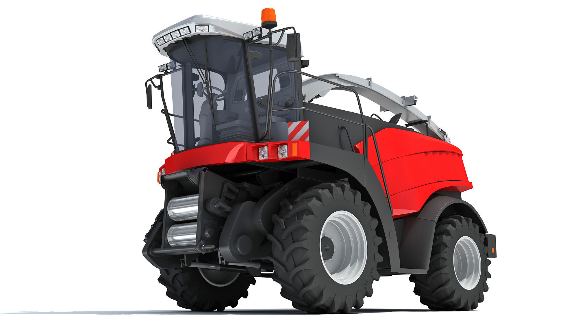 Combine Harvester 3D model_11