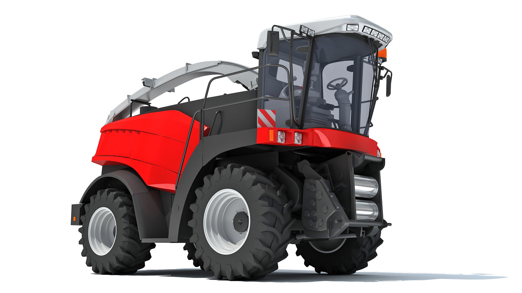 Combine Harvester 3D model_6