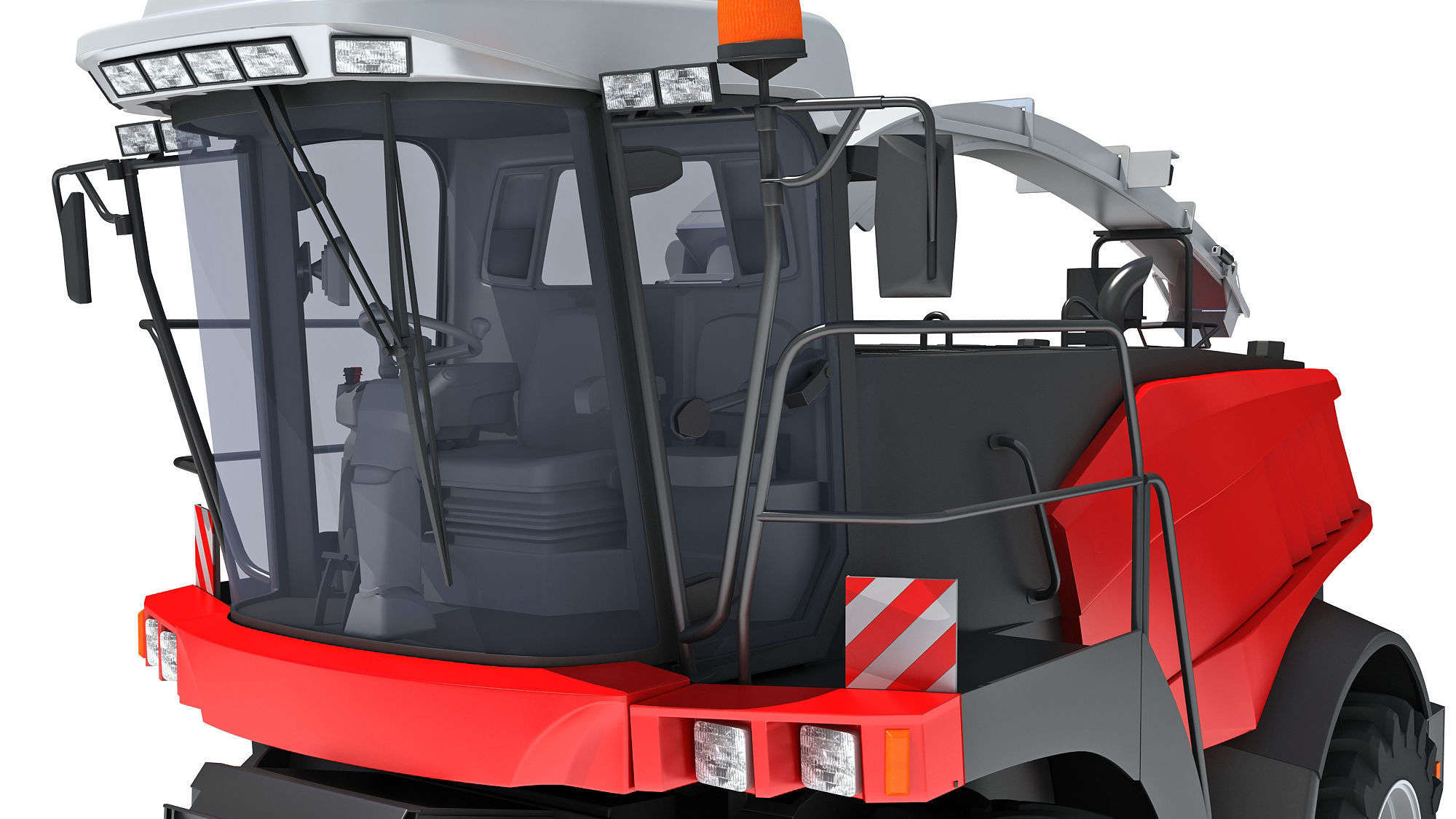 Combine Harvester 3D model_14